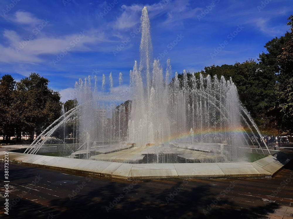 Fototapeta premium Pleven city fountain