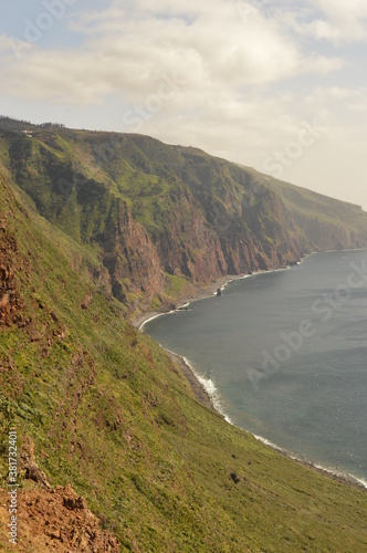 Wallpaper Mural Hiking along the coast, by the waterfalls and in the green levadas of Madeira Island in Portugal Torontodigital.ca