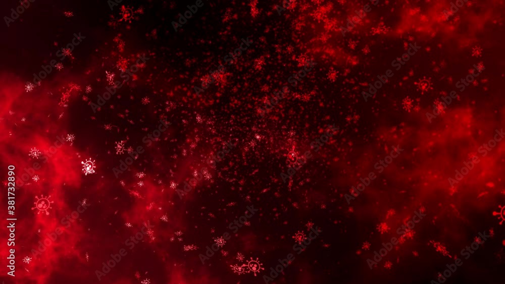 The dead coronavirus germs are flowing in the blood. Animation of blood germs in the body. Flying Covid 19 germs. Coronavirus Animation. 4k Video. The dead coronavirus germs are flowing in the blood. Animation of blood germs in the body. Flying Covid 19 germs. Coronavirus Animation. 4k Video.