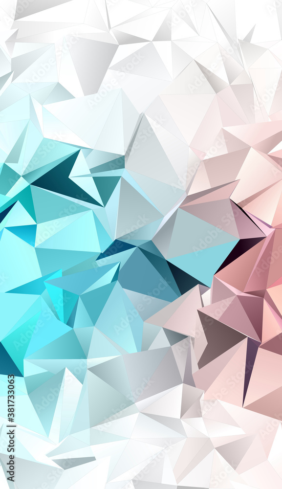 Obraz premium 3d Triangles, abstract background. Design wallpaper.