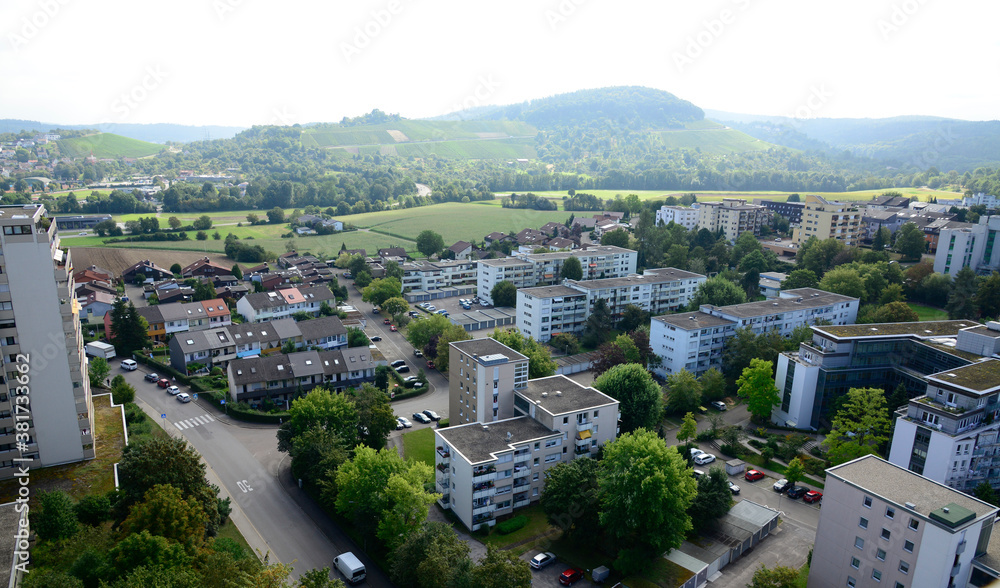 aerial view of Winnenden - Germany