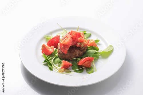 Wallpaper Mural トマトとハンバーグ Torontodigital.ca