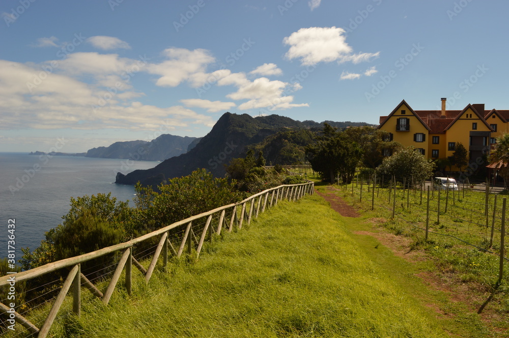 Hiking along the coast, in the mountains and along the levadas of Madeira Island in Portugal