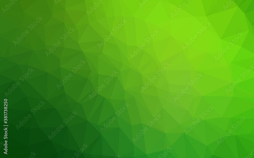 Light Green vector polygonal background. Geometric illustration in Origami style with gradient. Elegant pattern for a brand book. Light Green vector polygonal background. Geometric illustration in Origami style with gradient. Elegant pattern for a brand book.