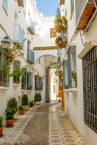White Washed Buildings of Cordoba Spain photo