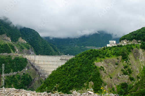 Enguri dam, hydro power plant