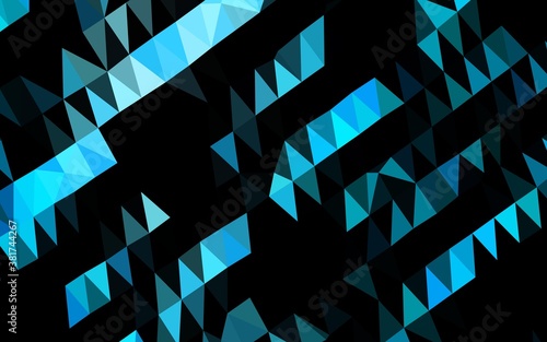 Light BLUE vector polygon abstract backdrop. A vague abstract illustration with gradient. Brand new design for your business.