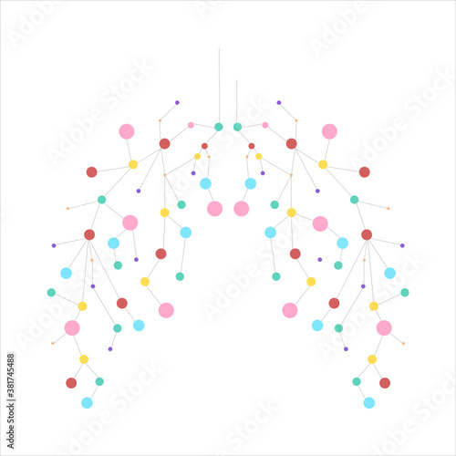 Healthy lungs 3d medicine connected model. Triangle connected dots point. Online doctor World Tuberculosis day modern innovative technology vector illustration. Abstract human lung with dots and links