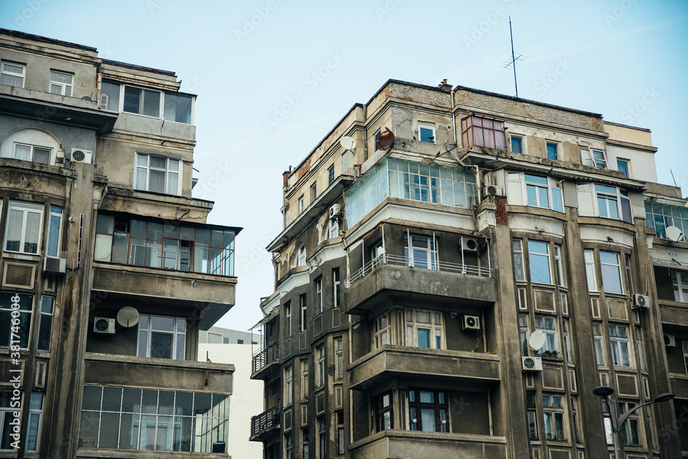 urbane Häuser