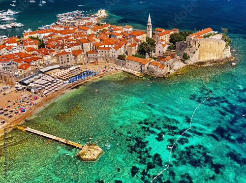 Aerial view on the old town...