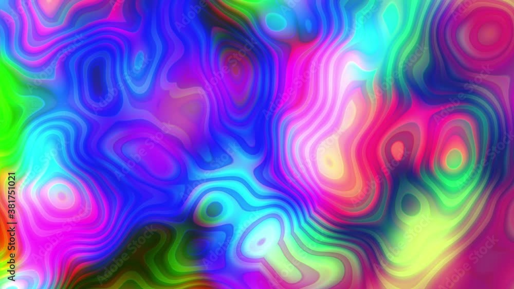 Colorful wave gradient animation slow motion background Colorful wave gradient animation slow motion background