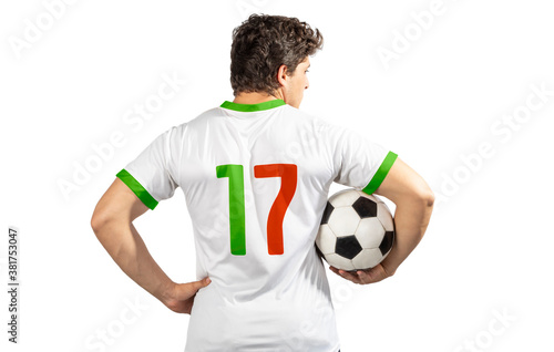 Young mexican soccer player