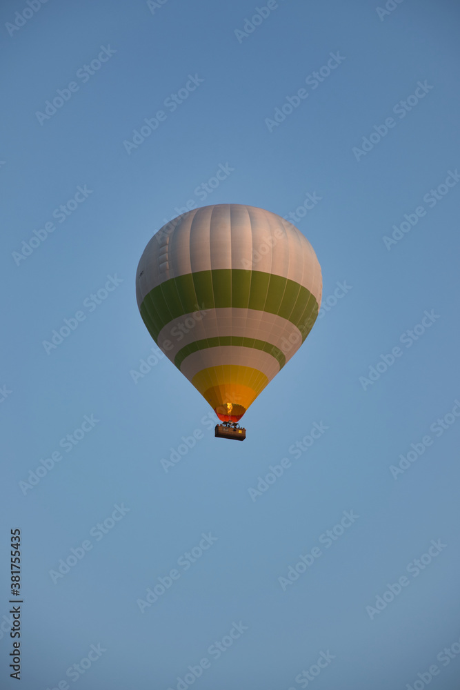 Fototapeta premium Balloon flying over Cappadocia. Cappadocia, Turkey.