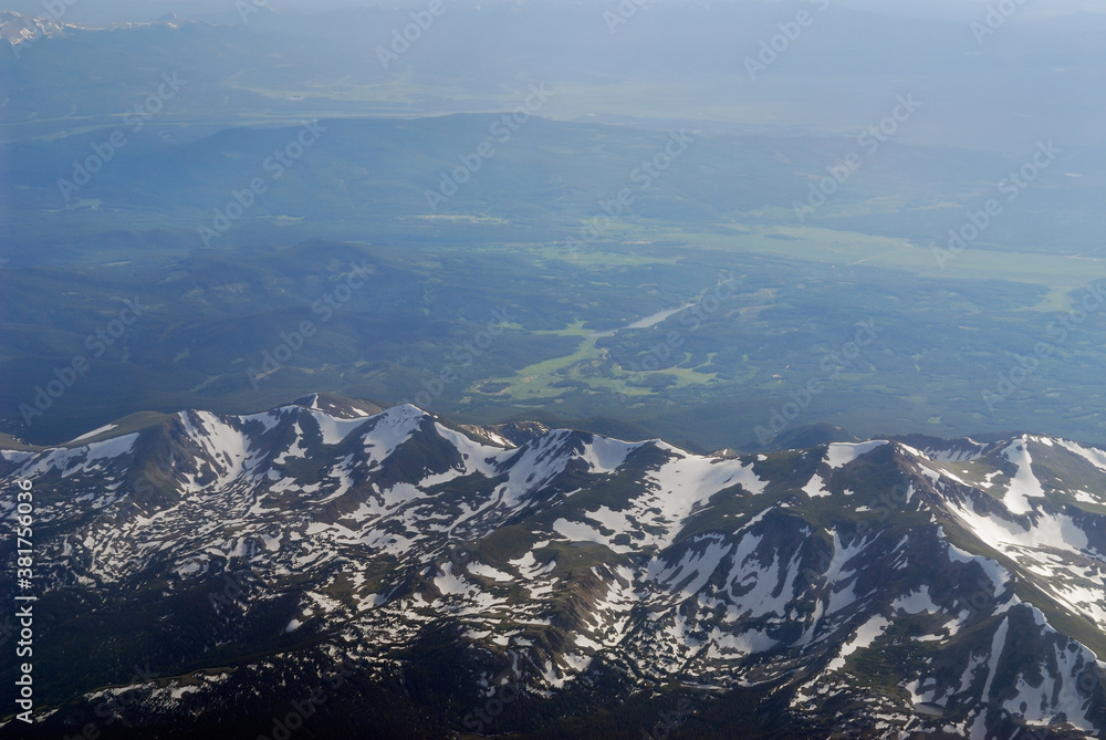 Medicine Bow  of Rocky Mountains in Colorado State Forest Park