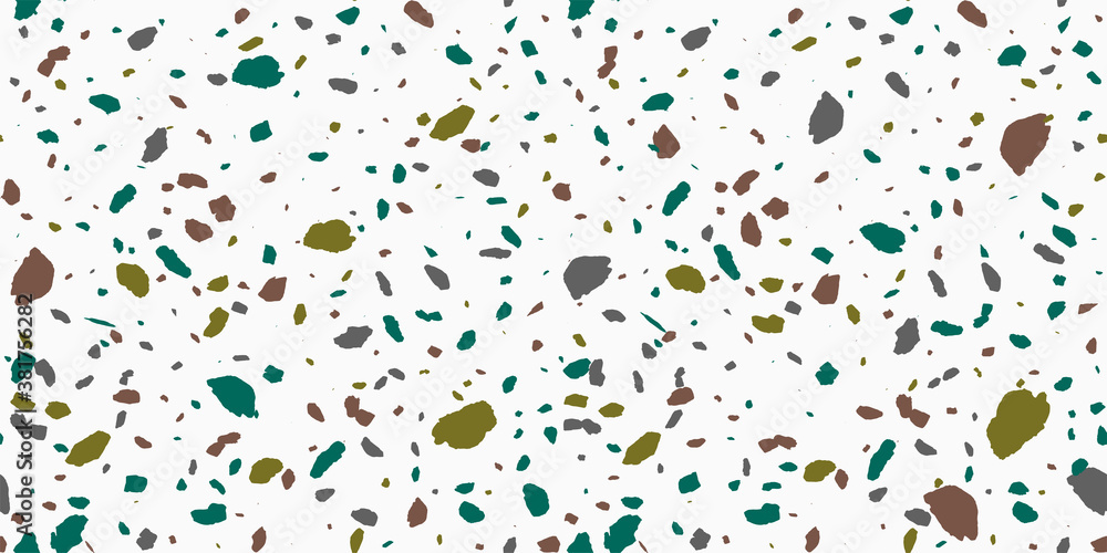 terrazzo floor texture seamless pattern. Abstract design texture for print. Geometric vector shape. Retro art. stone repeat wallpaper. White marble rock tile. terrazzo floor texture seamless pattern. Abstract design texture for print. Geometric vector shape. Retro art. stone repeat wallpaper. White marble rock tile.