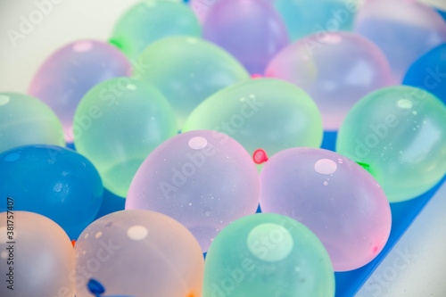 colorful balloons background water balloons party balloons