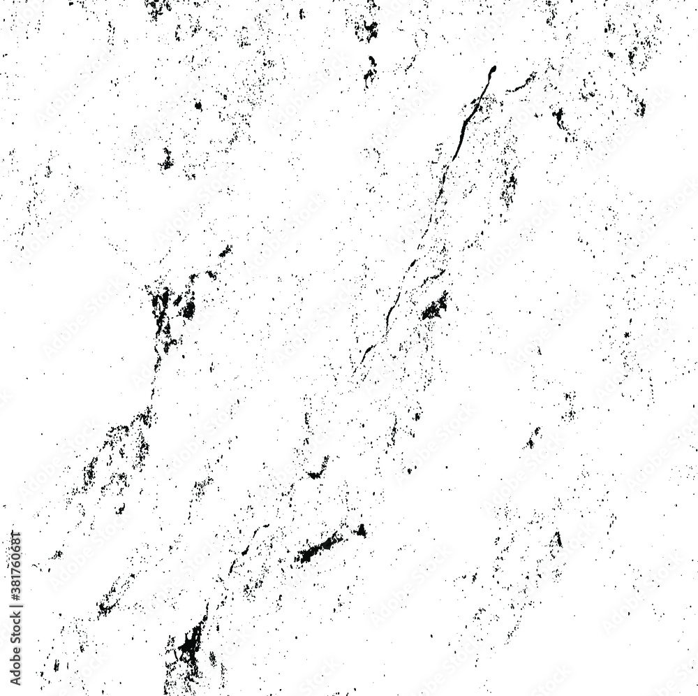 Rough black and white texture vector. Distressed overlay texture. Grunge background. Abstract textured effect. Vector Illustration. Black isolated on white background. EPS10