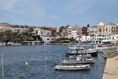 wodden boats in a small port of a little village. 