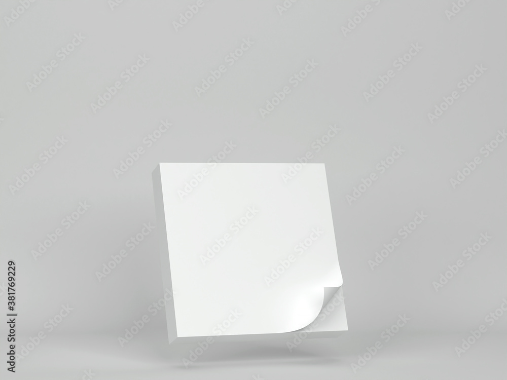 Blank sticky note mockup Blank sticky note mockup