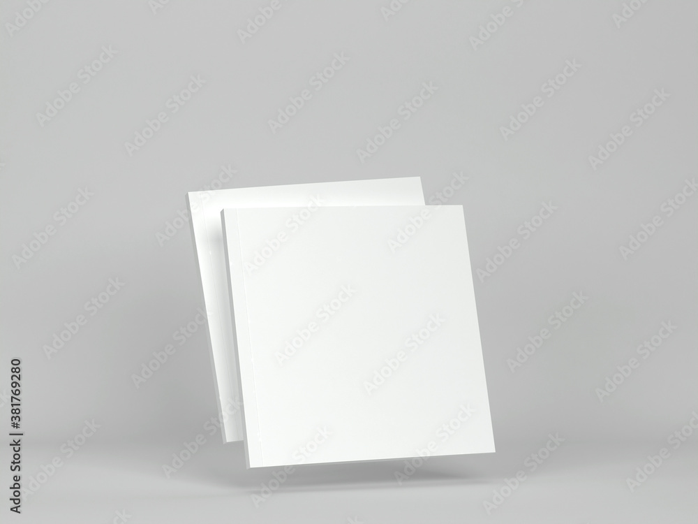 Blank magazine mockup Blank magazine mockup