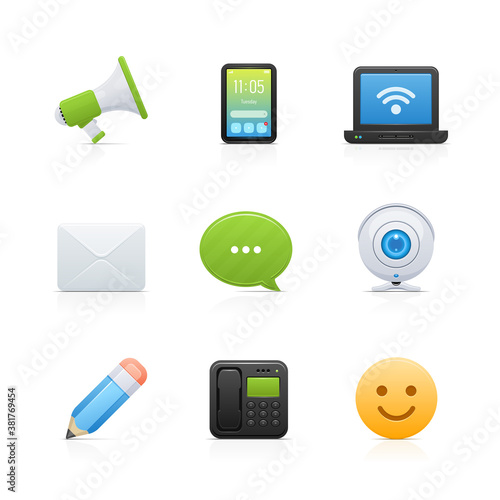 Communication icons