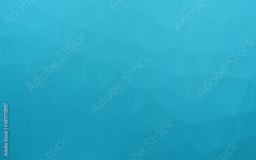 Light BLUE vector abstract polygonal texture. A vague abstract illustration with gradient. Template for your brand book.