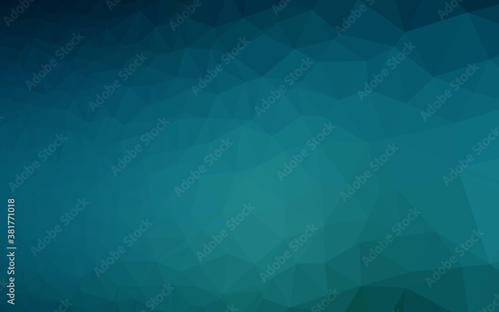 Light BLUE vector polygon abstract background. An elegant bright illustration with gradient. Triangular pattern for your business design.