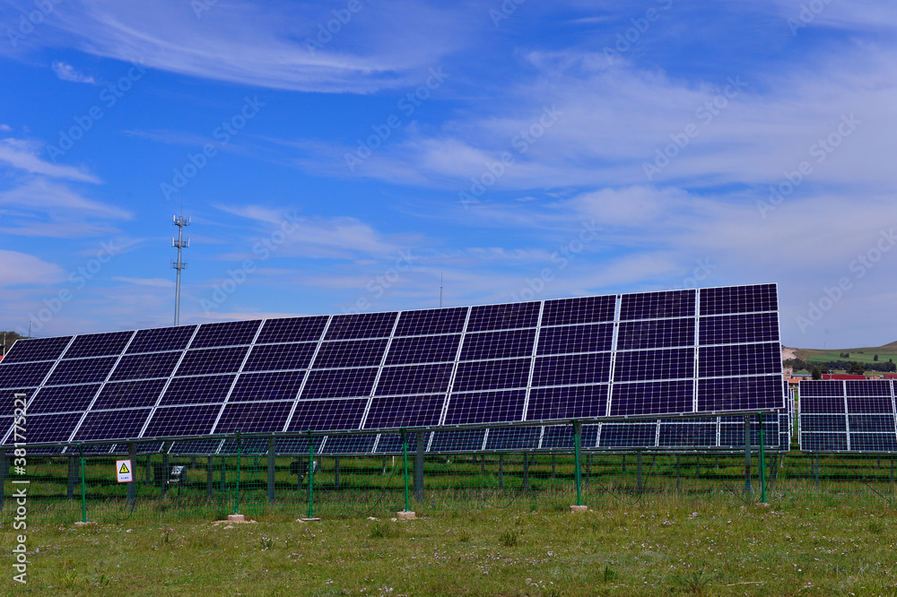 Solar panels green energy light energy Solar panels green energy light energy