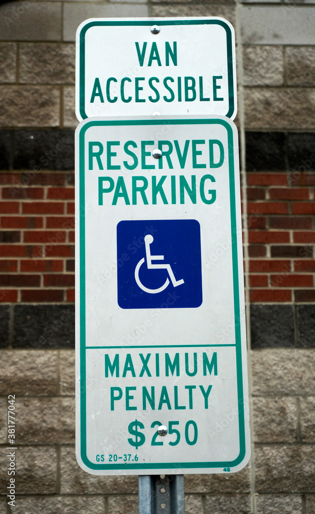 Obraz premium no parking sign