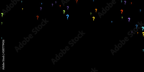 Question marks Quiz, doubt poll query public poll.