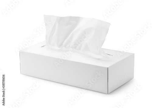 Obraz na płótnie Tissue paper on a white background