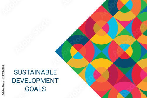 Sustainable Development Goals. Illustration EPS