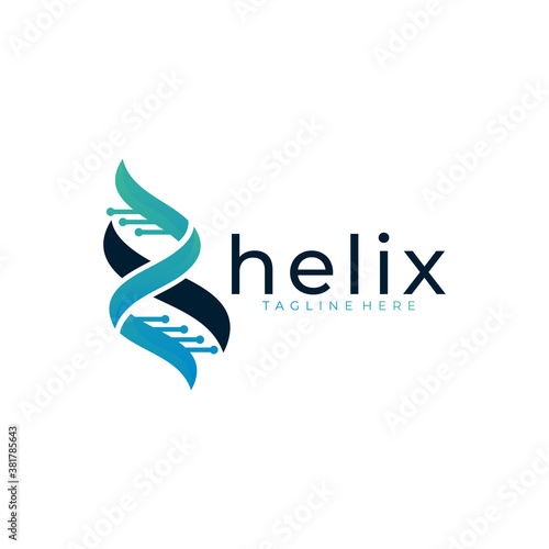 helix gen logo icon vector isolated