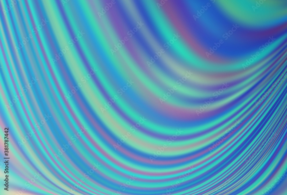 Light BLUE vector pattern with lamp shapes. Light BLUE vector pattern with lamp shapes.