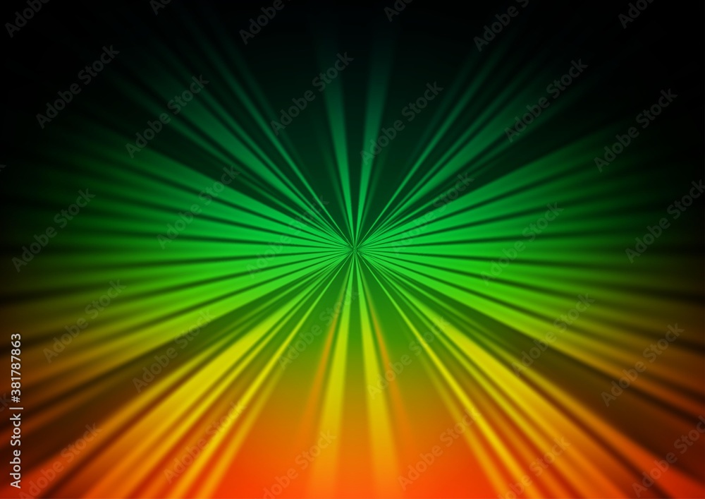 Dark Multicolor, Rainbow vector template with repeated sticks. Blurred decorative design in simple style with lines. Smart design for your business advert.