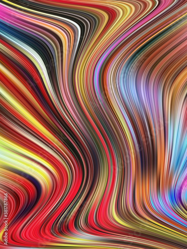 Abstract marble colorful paint fluid waves background