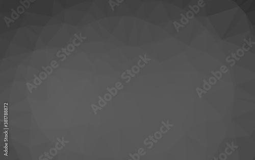 Light Silver, Gray vector abstract polygonal layout. Shining colored illustration in a Brand new style. Polygonal design for your web site.