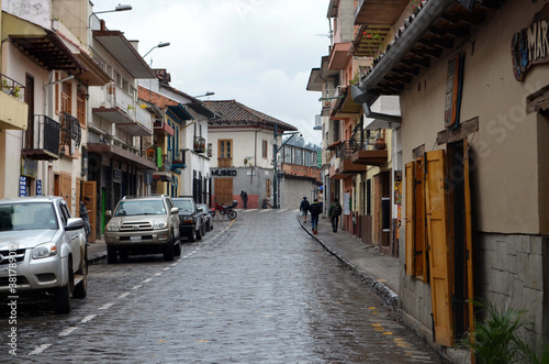 Cuenca, Ecuador - Old Town Street