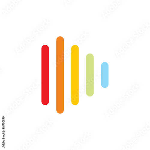 Modern Play logo design vector