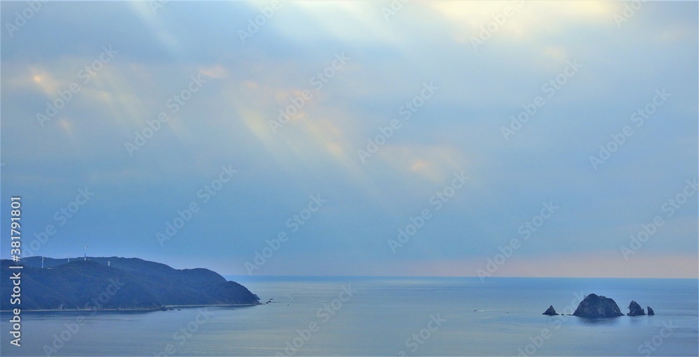 Obraz premium 鹿児島県･薩摩半島の海