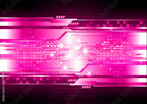 cyber circuit future technology concept background