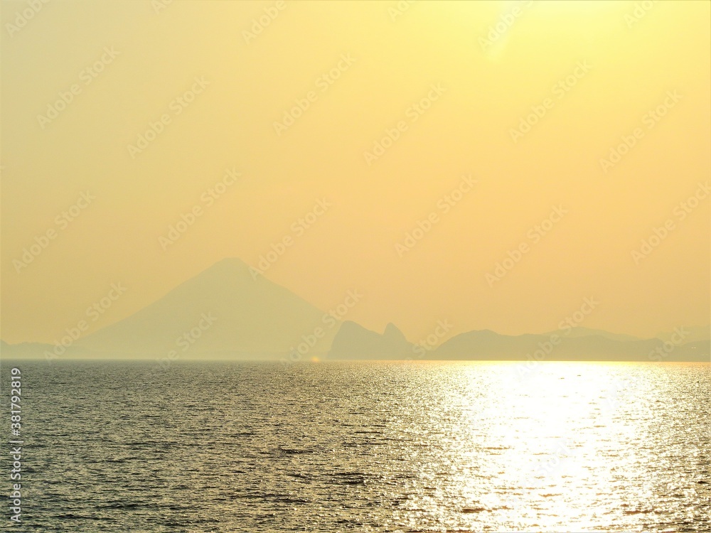 Naklejka premium 鹿児島県･開聞岳