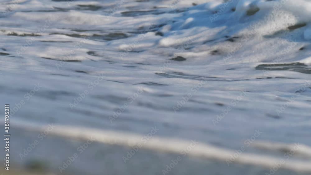 beach wave macro slow motion 4k beach wave macro slow motion 4k