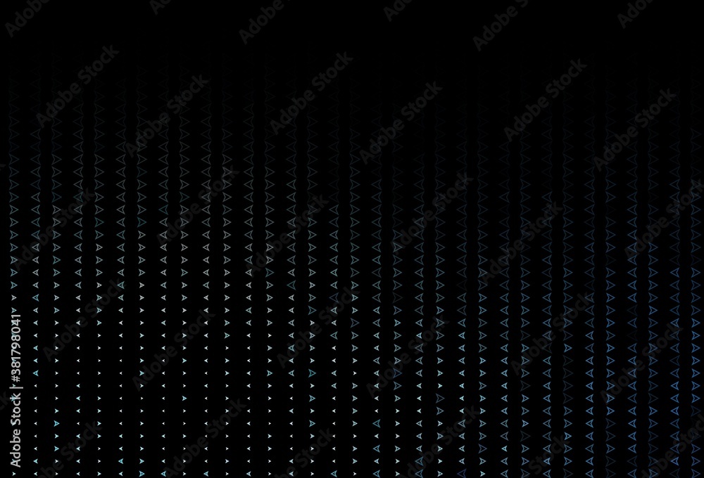 Dark BLUE vector texture in triangular style. Dark BLUE vector texture in triangular style.