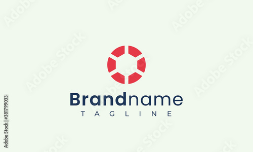 Free Download Abstract circle logo template that represents strength and passion is suitable for tech brands - GFXLoad