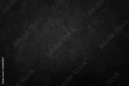 Close up retro plain dark black cement & concrete wall background texture for show or advertise or promote product and content on display and web design element concept decor.