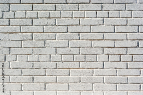 A white brick wall, medium size