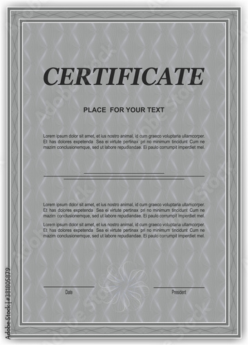 Design elements. Guilloche elements for make diploma or certificate.