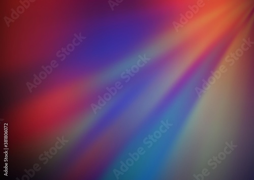 Dark Blue, Red vector blurred shine abstract background. Colorful abstract illustration with gradient. A completely new design for your business.