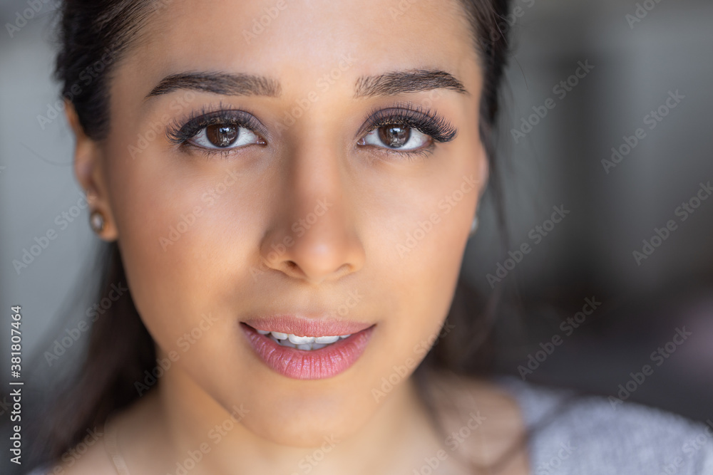 Portrait of a beautiful young woman with brown hair. Pretty model girl with perfect fresh clean skin. Beauty, wellness, people, healthy lifestyle, fashion model and skin care concept Portrait of a beautiful young woman with brown hair. Pretty model girl with perfect fresh clean skin. Beauty, wellness, people, healthy lifestyle, fashion model and skin care concept